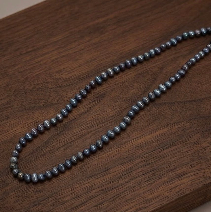 Collier Perle Océan, Perle de culture · Argent · Bleu · Blanc · Doré (Couleurs Disponibles), Maison Clara Rosae