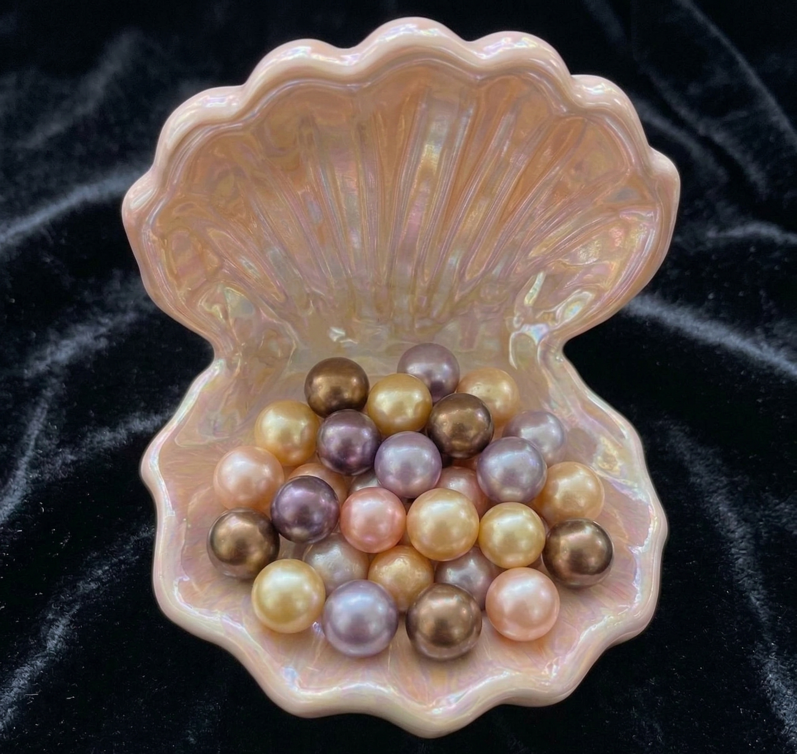 Perles Edison, Perles de culture · 10-16mm · Blanche · Lavande · Pourpre · Dorée · Bronze · Métalisé, Maison Clara Rosae