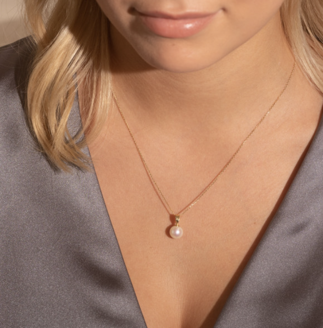 Collier Intemporelle, Perle · Argent-Or, Maison Clara Rosae